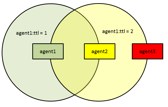 Routing packets with Rebroadcast TTL